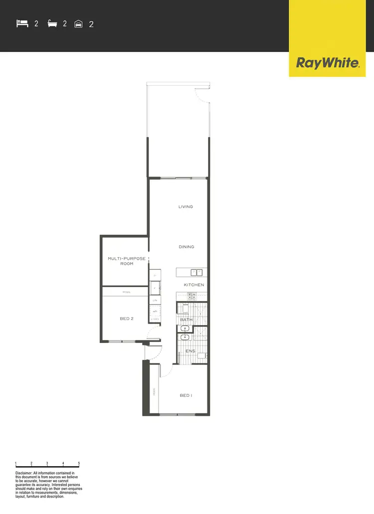 Floorplan of Homely apartment listing, 50/6 Inge King Crescent, Whitlam ACT 2611