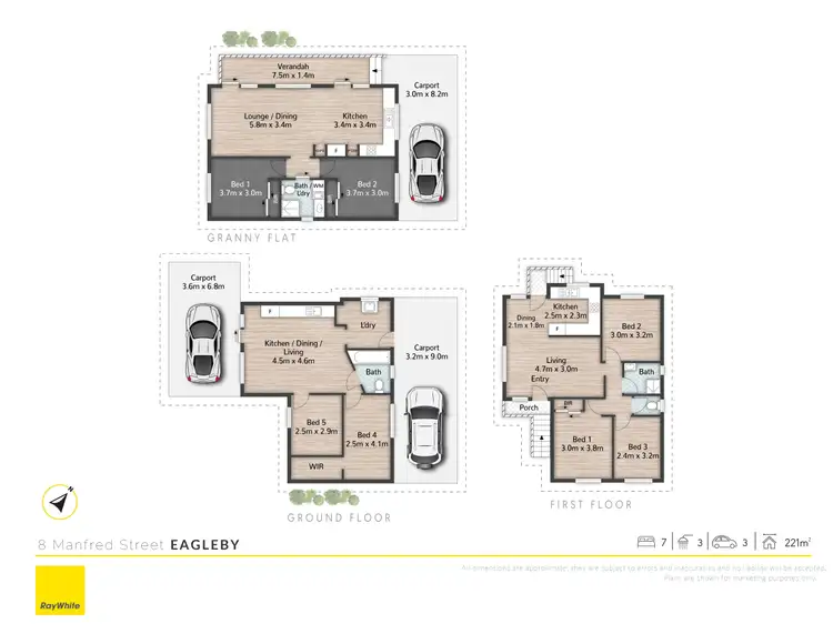 Floorplan of Homely house listing, 8 Manfred Street, Eagleby QLD 4207