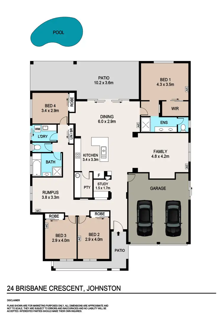 Floorplan of Homely house listing, 24 Brisbane Crescent, Johnston NT 832