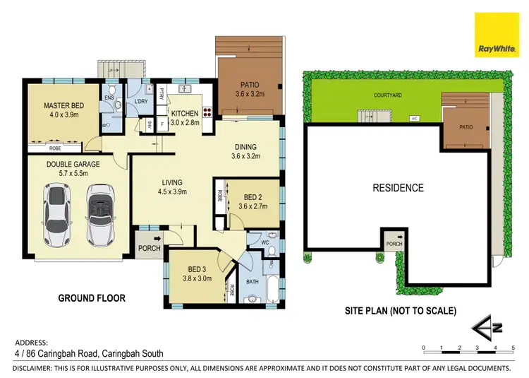 Floorplan of Homely villa listing, 4/86 Caringbah Road, Caringbah South NSW 2229