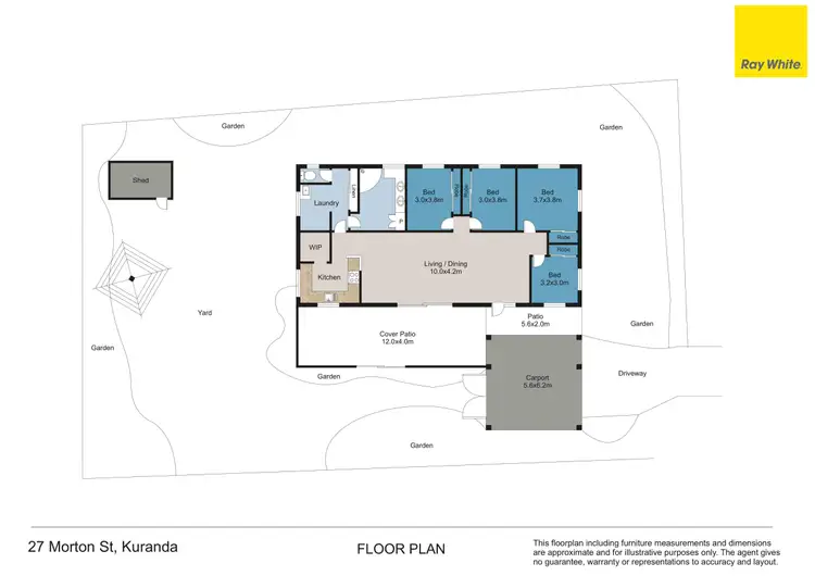 Floorplan of Homely house listing, 27 Morton Street, Kuranda QLD 4881
