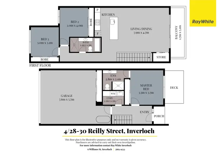 Floorplan of Homely townhouse listing, 4/28-30 Reilly Street, Inverloch VIC 3996