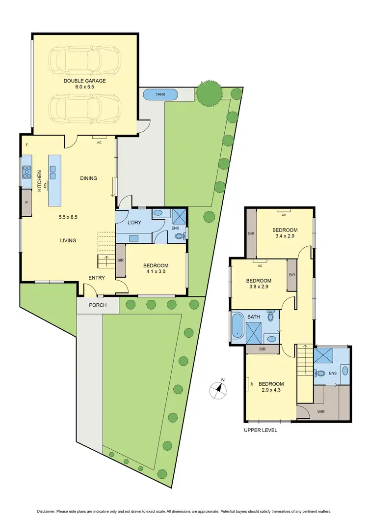 Floorplan of Homely townhouse listing, 1/24 Leighton Crescent, Fawkner VIC 3060