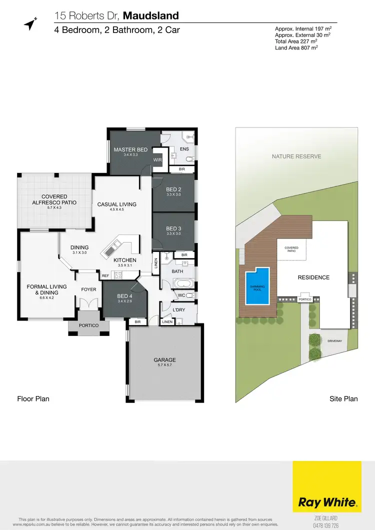 Floorplan of Homely house listing, 15 Roberts Drive, Maudsland QLD 4210