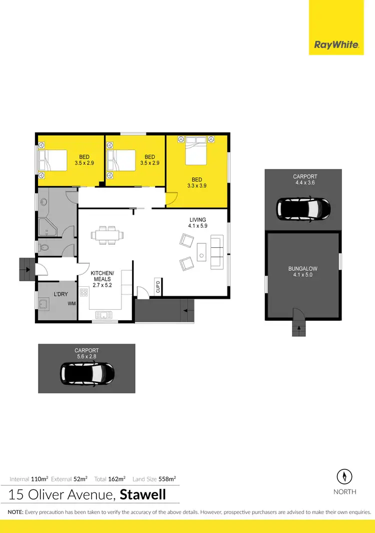 Floorplan of Homely house listing, 15 Oliver Avenue, Stawell VIC 3380