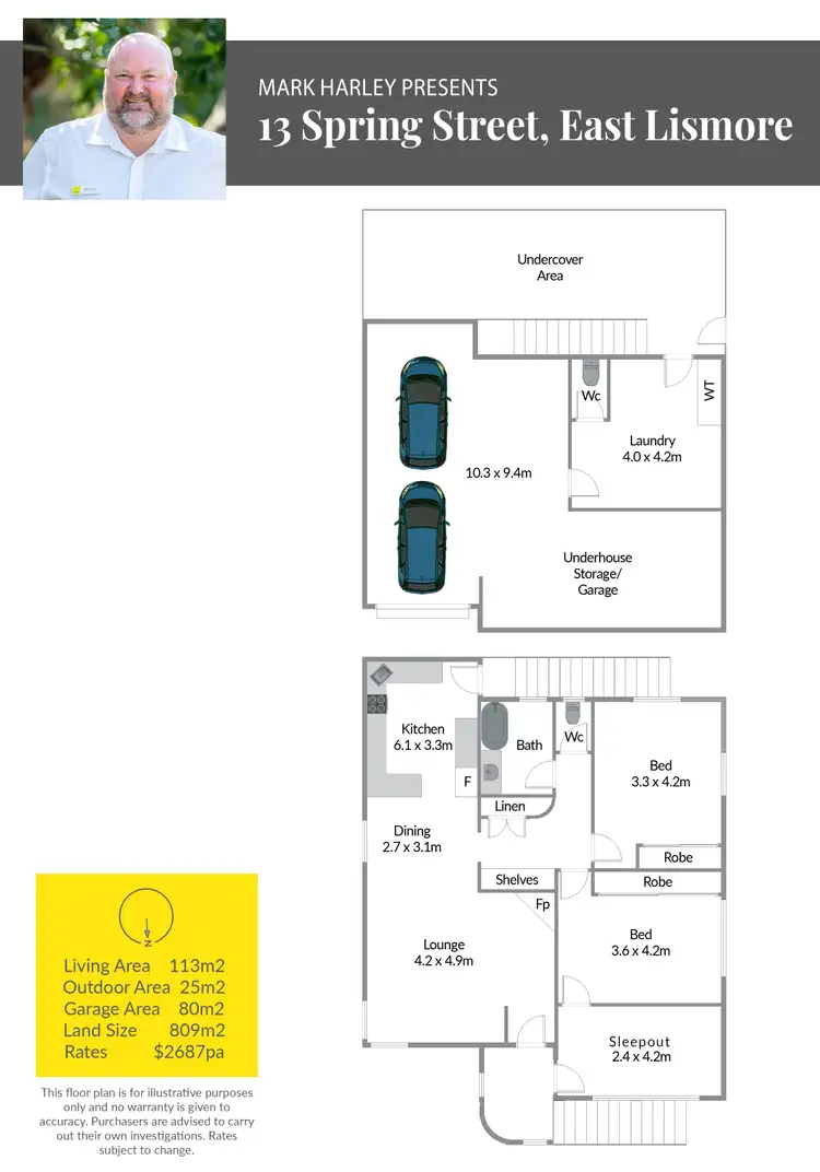 Floorplan of Homely house listing, 13 Spring Street, East Lismore NSW 2480