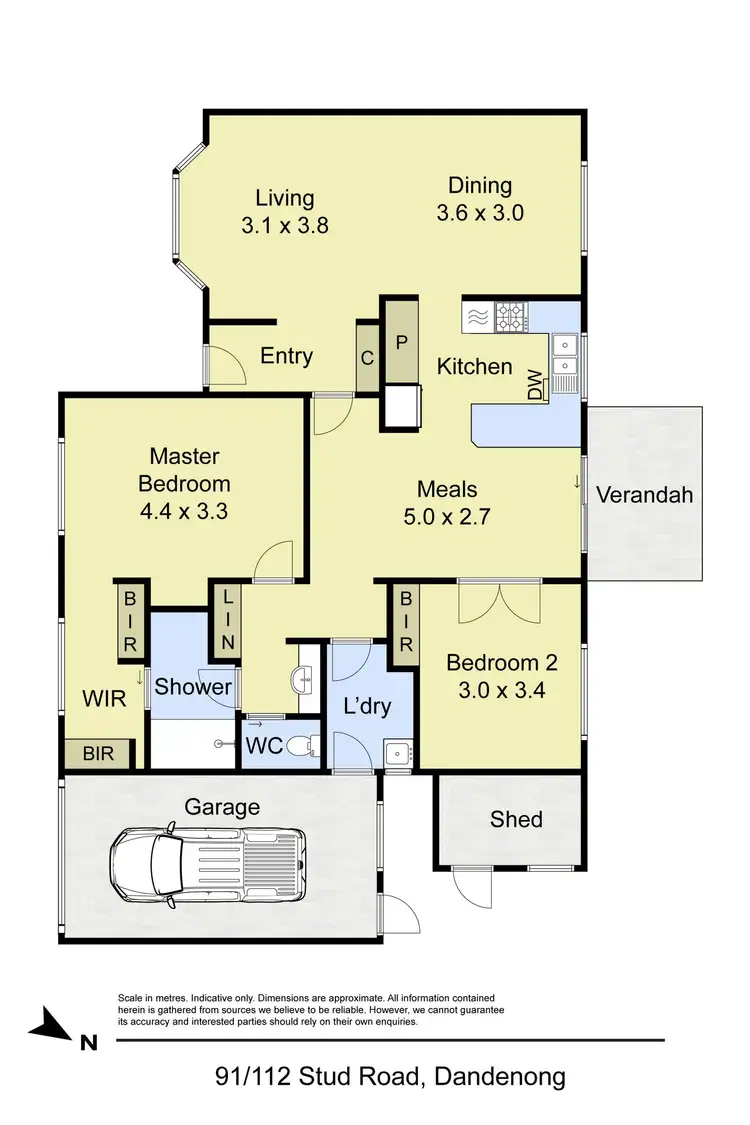 Floorplan of Homely retirement listing, 91/112 Stud Road, Dandenong VIC 3175
