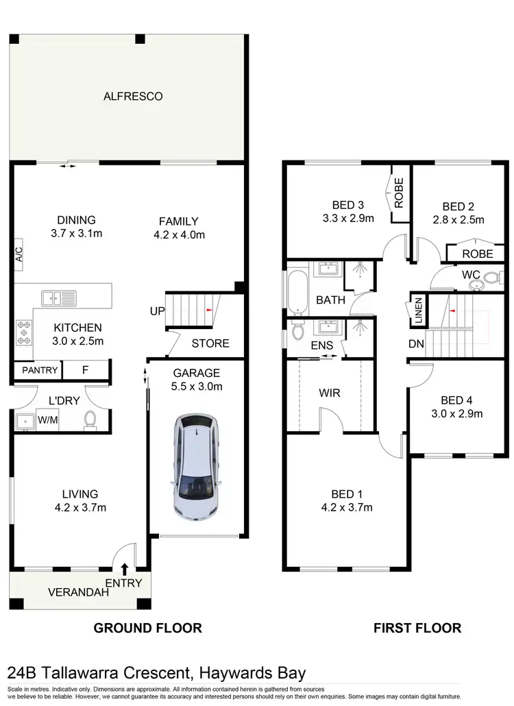 Floorplan of Homely house listing, 24b Tallawarra Crescent, Haywards Bay NSW 2530