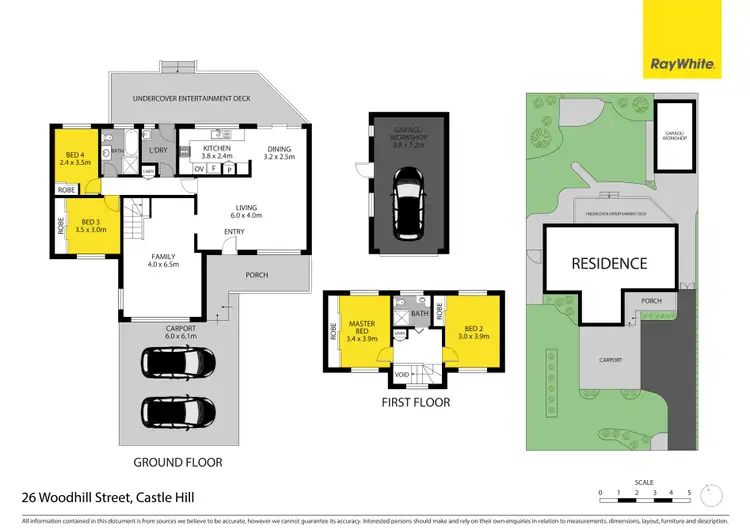 Floorplan of Homely house listing, 26 Woodhill Street, Castle Hill NSW 2154
