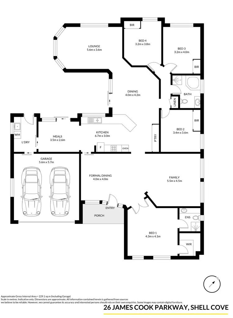 Floorplan of Homely house listing, 26 James Cook Parkway, Shell Cove NSW 2529