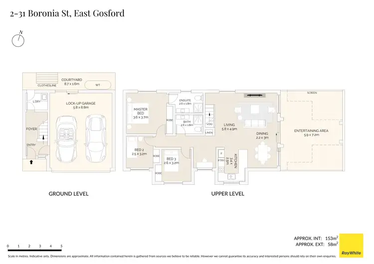Floorplan of Homely townhouse listing, 2/31 Boronia Street, East Gosford NSW 2250