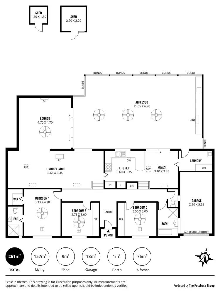 Floorplan of Homely house listing, 97 Black Road, Flagstaff Hill SA 5159