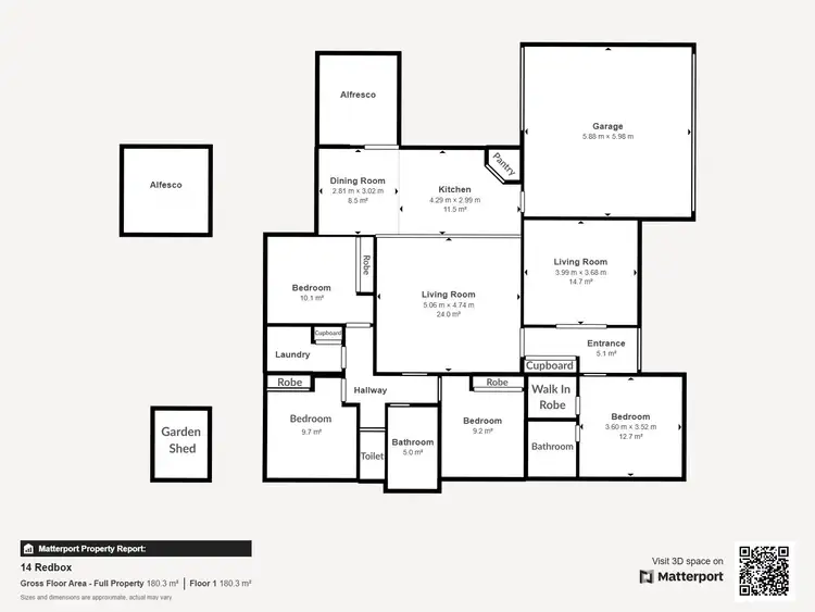 Floorplan of Homely house listing, 14 Redbox Drive, Thurgoona NSW 2640