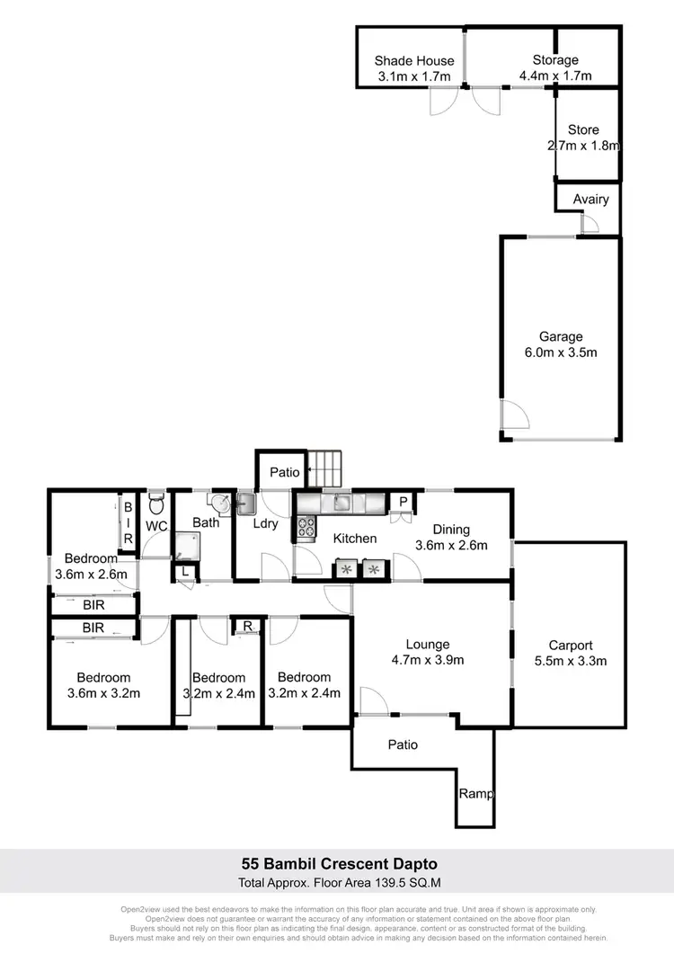 Floorplan of Homely other listing, 55 Bambil Crescent, Dapto NSW 2530