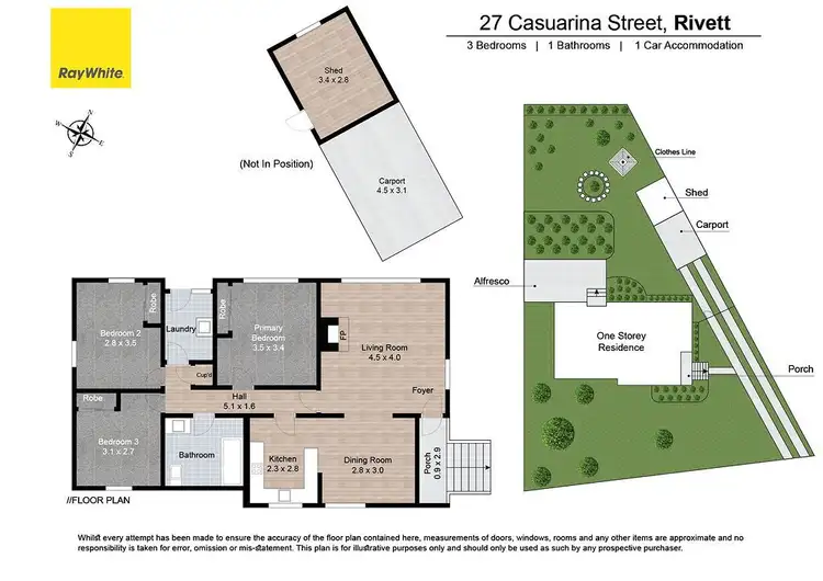 Floorplan of Homely house listing, 27 Casuarina Street, Rivett ACT 2611