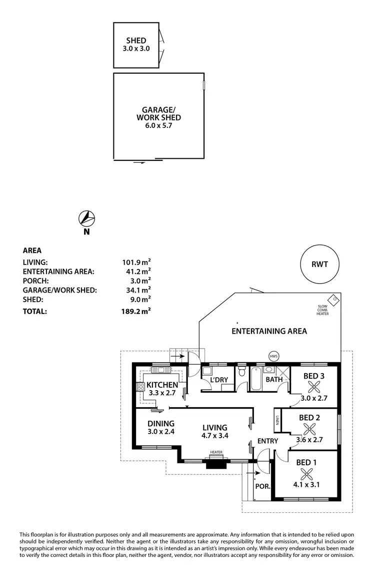 Floorplan of Homely house listing, 3 Stonyfell Drive, Murray Bridge SA 5253