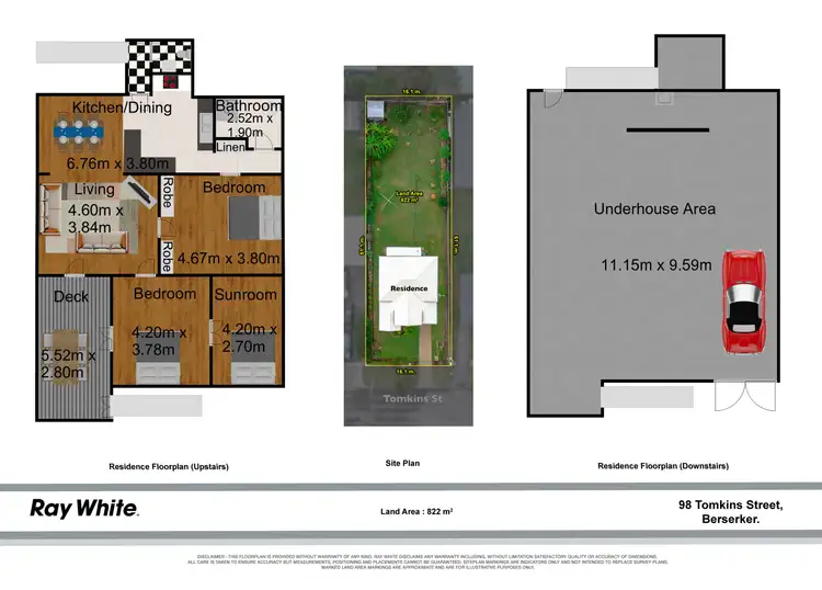 Floorplan of Homely house listing, 98 Tomkins Street, Berserker QLD 4701