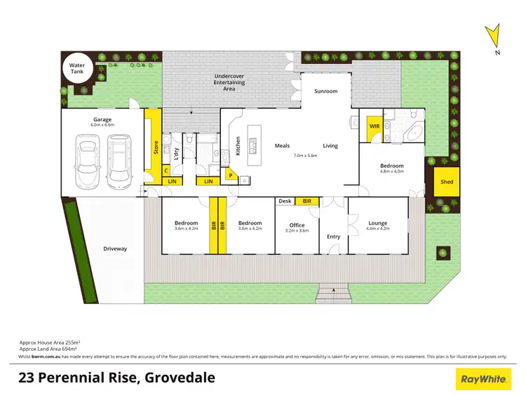 Floorplan of Homely house listing, 23 Perennial Rise, Grovedale VIC 3216