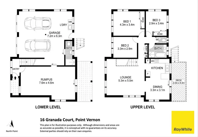 Floorplan of Homely house listing, 16 Granada Court, Point Vernon QLD 4655