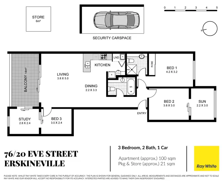 Floorplan of Homely apartment listing, 76/20 Eve Street, Erskineville NSW 2043