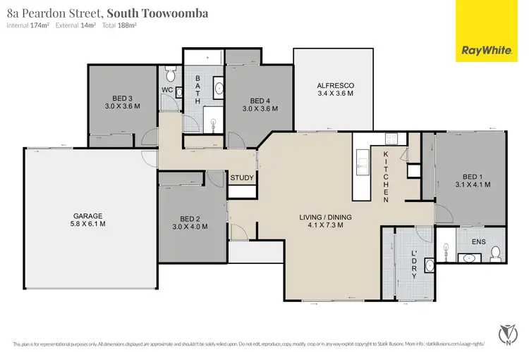 Floorplan of Homely house listing, 8A Peardon Street, South Toowoomba QLD 4350