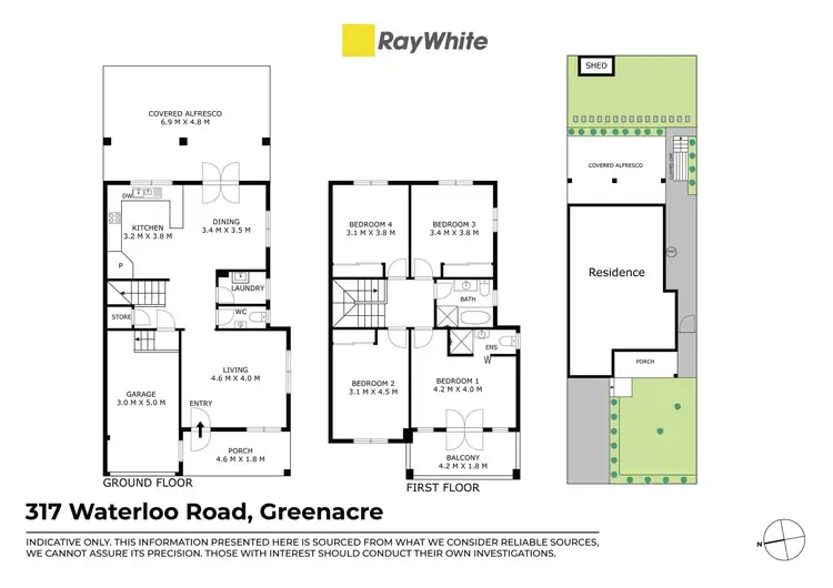Floorplan of Homely house listing, 317 Waterloo Road, Greenacre NSW 2190
