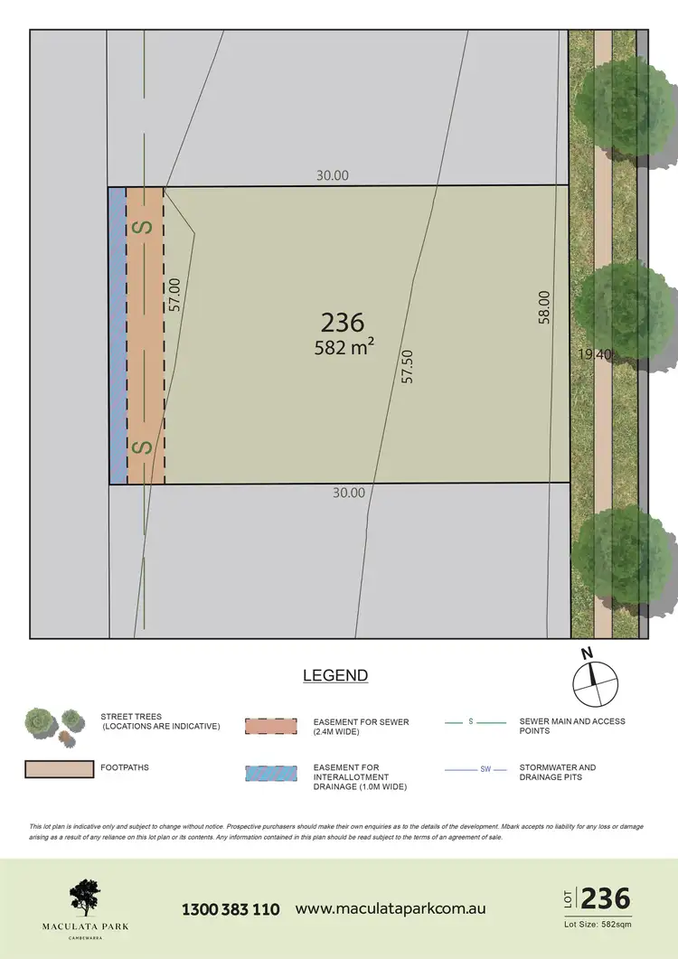 Floorplan of Homely land listing, Lot 236, 34 Myrtle Drive, Badagarang NSW 2540