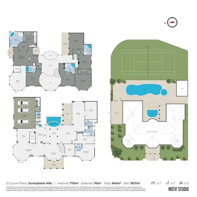 Floorplan of Homely house listing, 3 Curzon Place, Sunnybank Hills QLD 4109