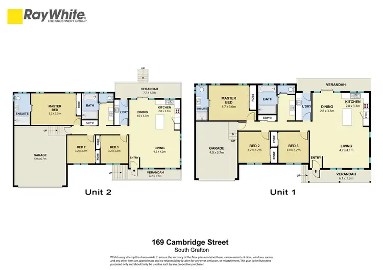 Floorplan of Homely house listing, 1&2/169 Cambridge Street, South Grafton NSW 2460