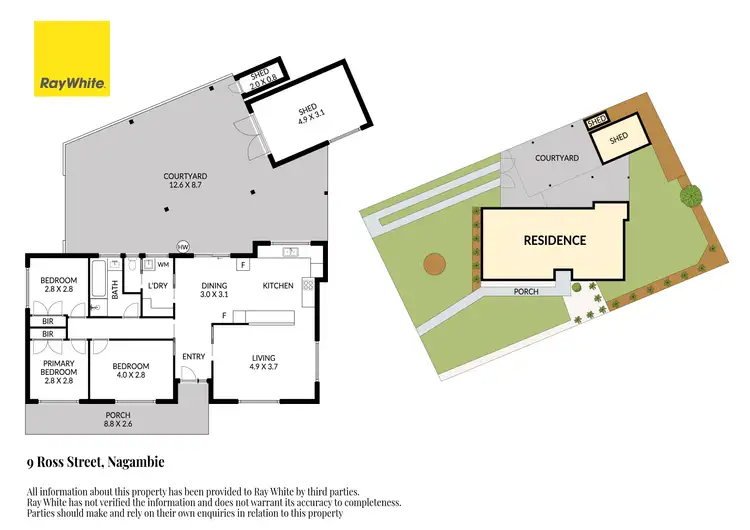 Floorplan of Homely house listing, 9 Ross Street, Nagambie VIC 3608