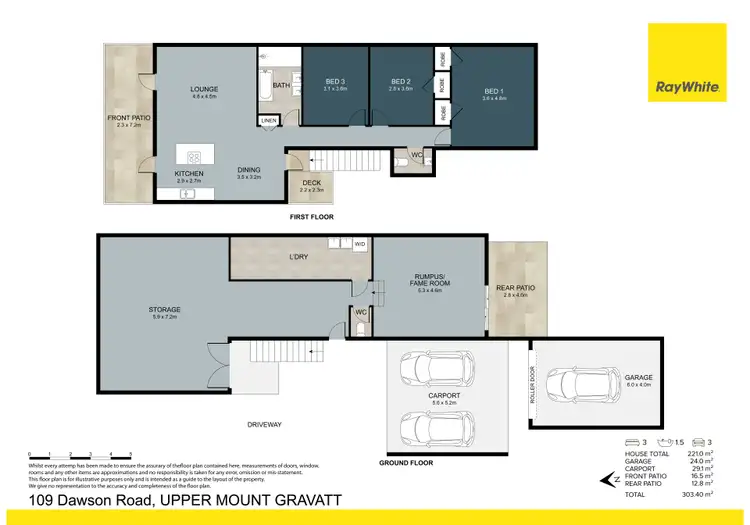 Floorplan of Homely house listing, 109 Dawson Road, Upper Mount Gravatt QLD 4122