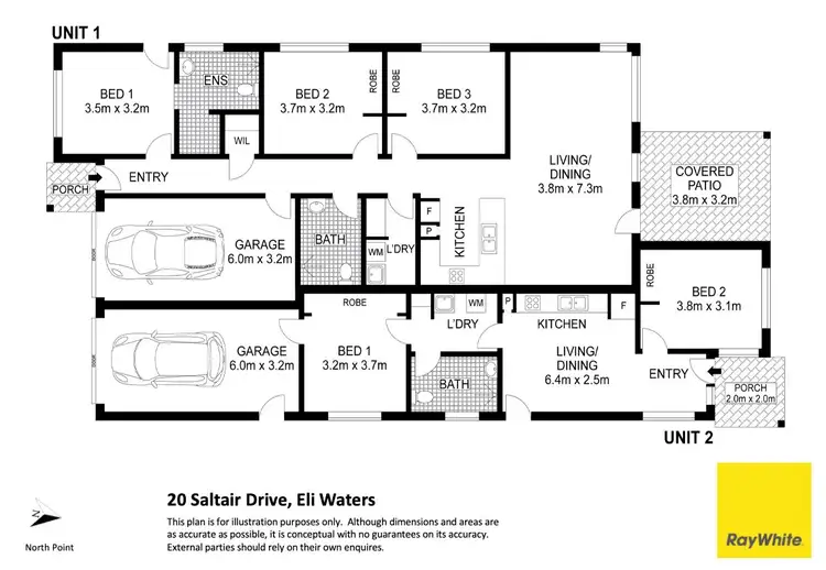 Floorplan of Homely other listing, 20 Saltair Drive, Eli Waters QLD 4655