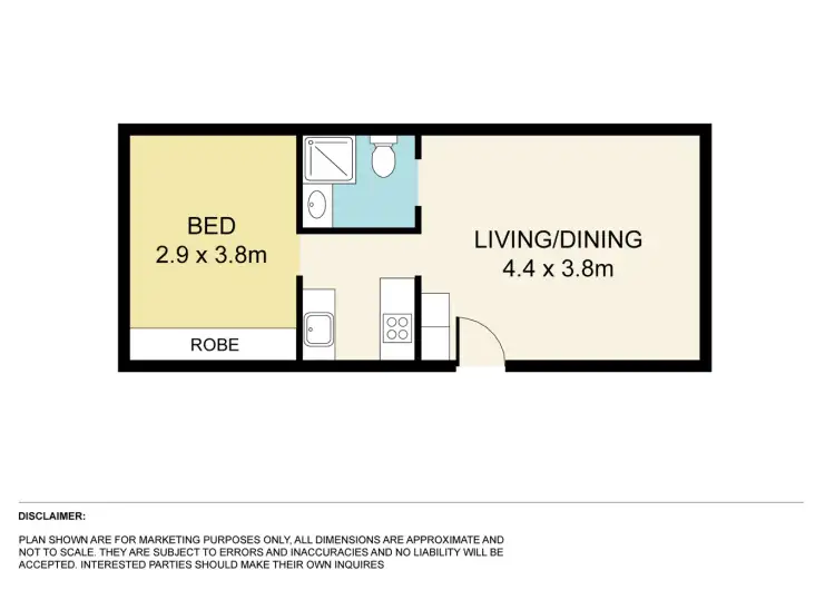 Floorplan of Homely apartment listing, 2/447 Bowen Terrace, New Farm QLD 4005