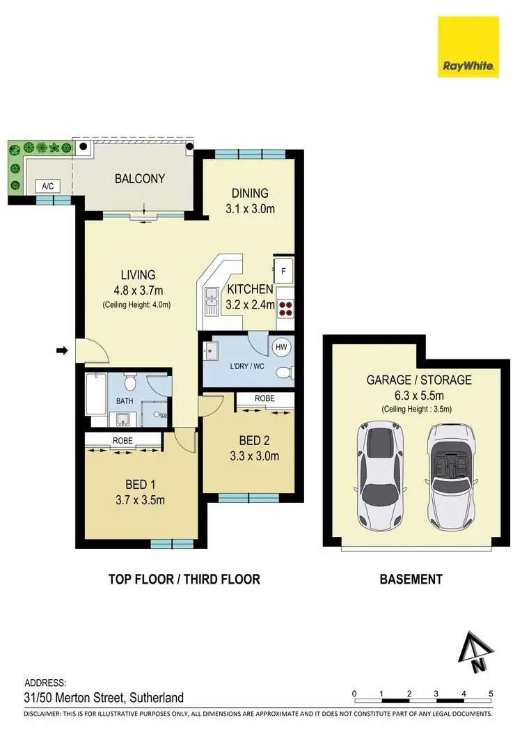 Floorplan of Homely apartment listing, 31/50-56 Merton Street, Sutherland NSW 2232