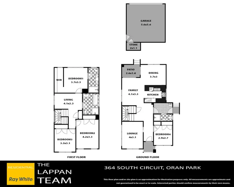 Floorplan of Homely house listing, 364 South Circuit, Oran Park NSW 2570