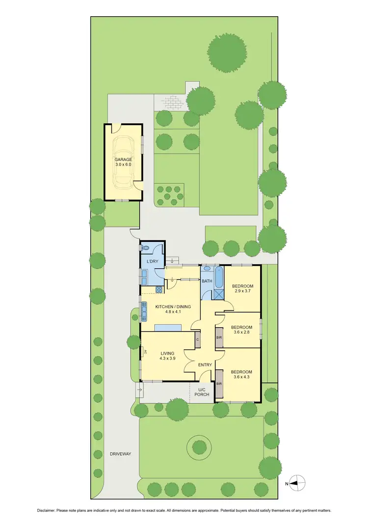 Floorplan of Homely house listing, 4 Dowling Street, Fawkner VIC 3060
