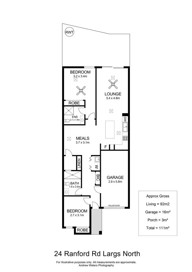 Floorplan of Homely house listing, 24 Ranford Road, Largs North SA 5016