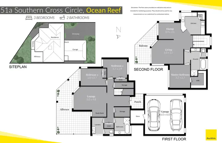 Floorplan of Homely house listing, 51a Southern Cross Circle, Ocean Reef WA 6027