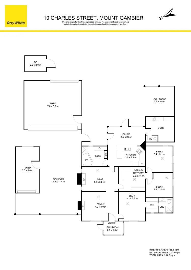 Floorplan of Homely other listing, 10 Charles Street, Mount Gambier SA 5290