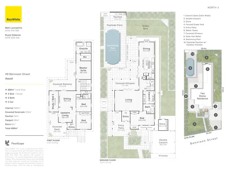 Floorplan of Homely house listing, 49 Bennison Street, Ascot QLD 4007