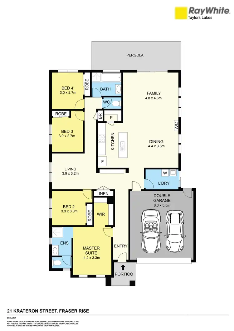 Floorplan of Homely house listing, 21 Krateron Street, Fraser Rise VIC 3336
