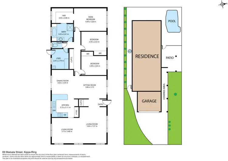 Floorplan of Homely house listing, 69 Marsala Street, Kippa-Ring QLD 4021