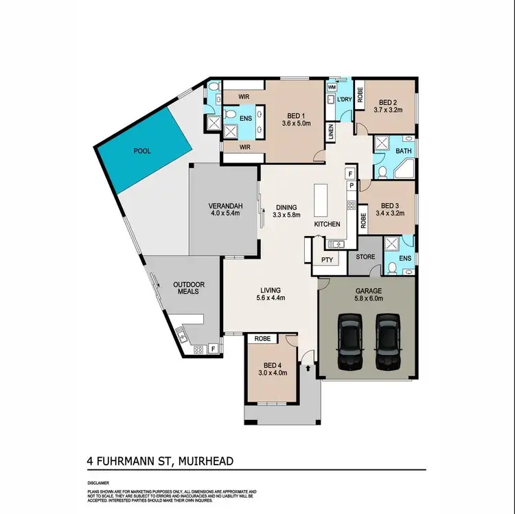 Floorplan of Homely house listing, 4 Fuhrmann Street, Muirhead NT 810