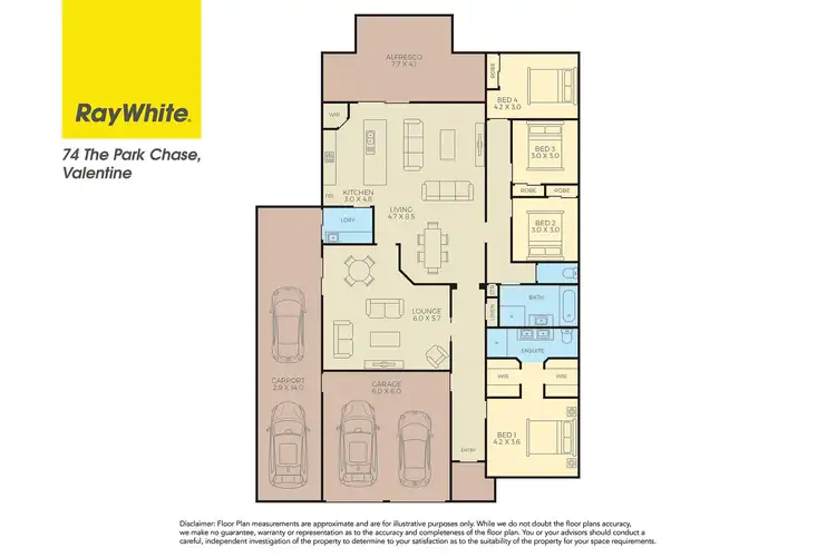 Floorplan of Homely house listing, 74 The Park Chase, Valentine NSW 2280