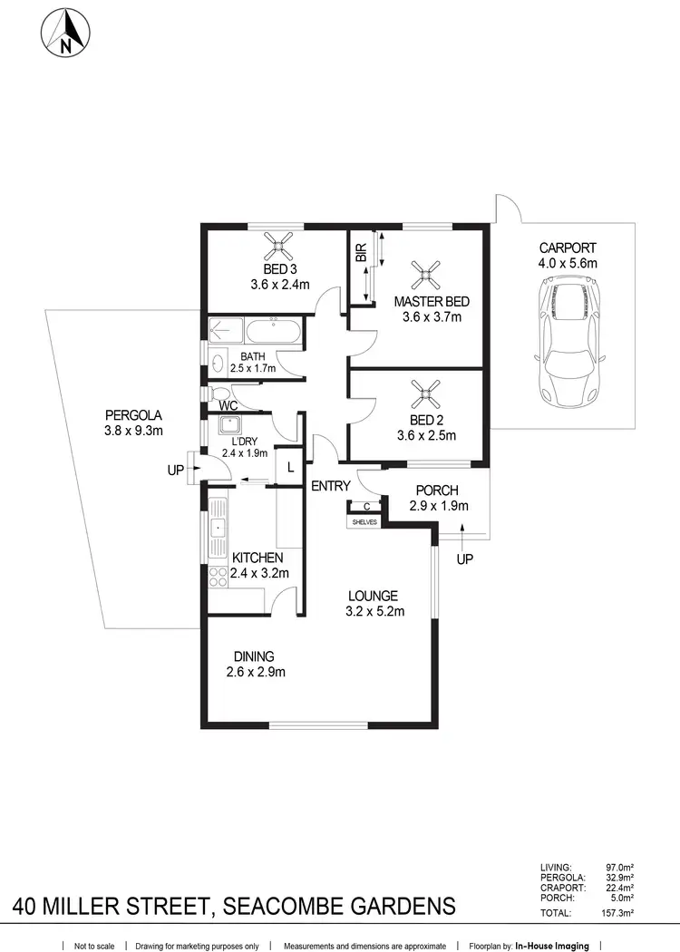 Floorplan of Homely house listing, 40 Miller Street, Seacombe Gardens SA 5047