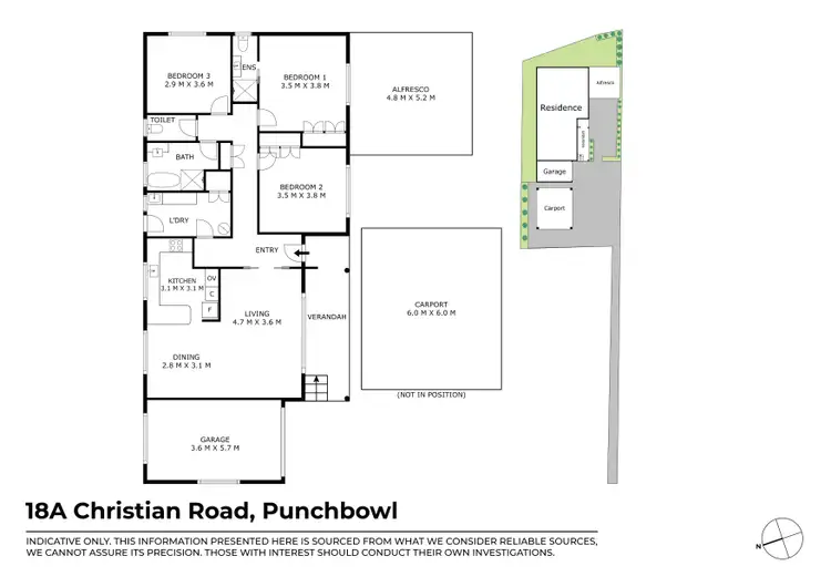 Floorplan of Homely house listing, 18A Christian Road, Punchbowl NSW 2196