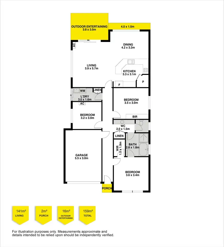 Floorplan of Homely house listing, 32 Africaine Drive, Mccracken SA 5211