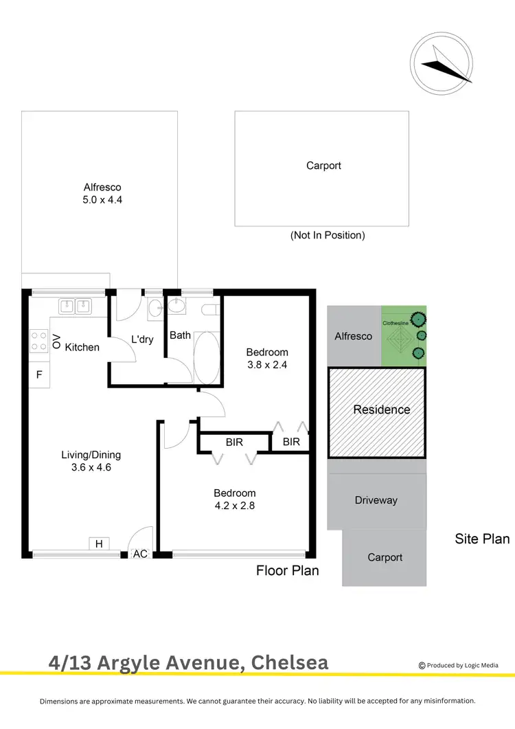 Floorplan of Homely unit listing, 4/13 Argyle Avenue, Chelsea VIC 3196