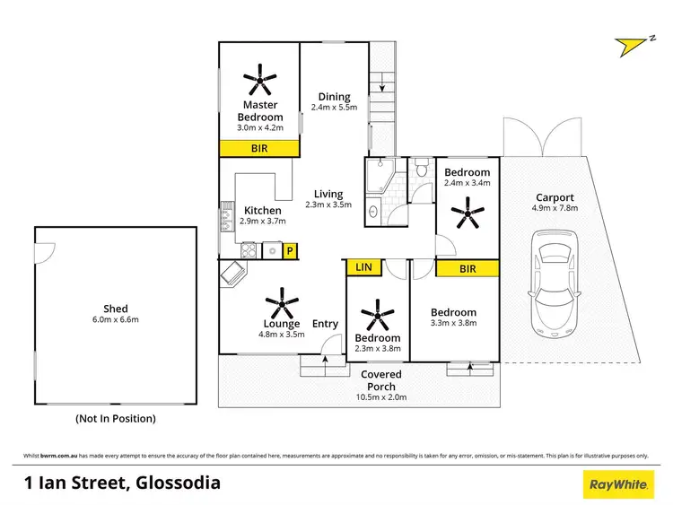 Floorplan of Homely house listing, 1 Ian Street, Glossodia NSW 2756
