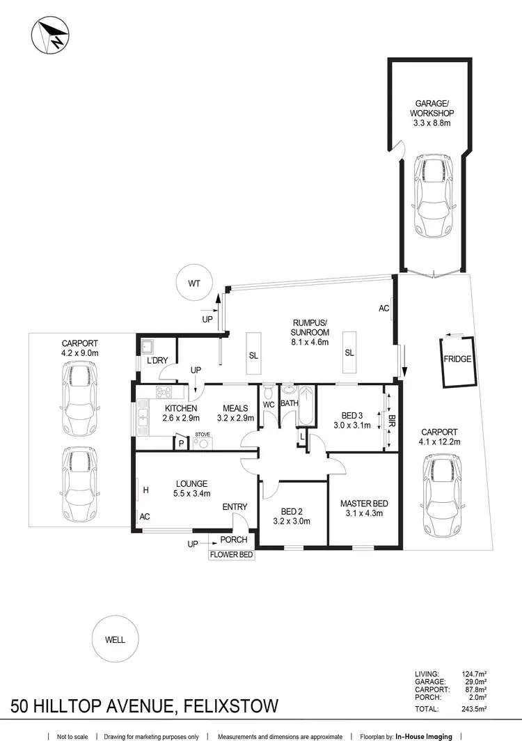 Floorplan of Homely house listing, 50 Hilltop Avenue, Felixstow SA 5070